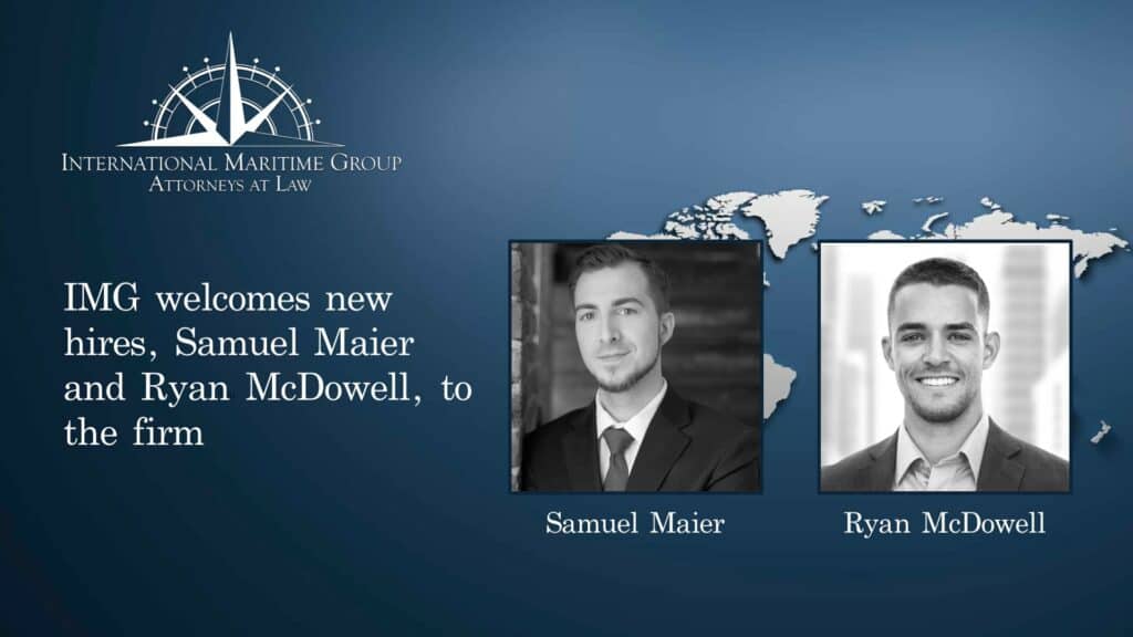 IMG welcomes new hires, Samuel Maier and Ryan McDowell, to the firm